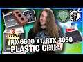 HW News - AMD RX 6600 vs. RTX 3050 Ti Rumors, Cooler Master HAF500 Case, & Plastic CPUs
