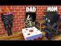 Monster School : WITHER SKELETON FAMILY HAPPY BIRTHDAY CHALLENGE - Minecraft Animation