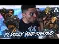 SEASON 2 RANKED WITH SHROUD AND DIZZY! (Apex Legends)