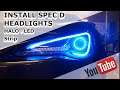 Spec D Headlights + Halos HOW TO INSTALL FR-S/BRZ/86