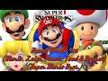 SSBU - Squad Strike #26 (Mario, Luigi, Peach, Toad & Bowser) (Super Mario Bros)