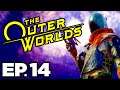 The Outer Worlds Ep.14 - HOLOGRAPHIC SHROUD, STEAL DATA DRIVE, DRINK w/ PARVATI (Gameplay Lets Play)