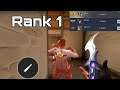 Valorant Mobile - Rank 1 in the WORLD! MONTAGE (Hyper Front)