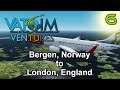 VATSIM Ventures 06 || Bergen, Norway (ENBR) to London, England (EGKK) || P3D || World Tour!