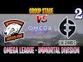VP vs EG Game 2 | Bo3 | Groupstage OMEGA League Immortal Division | DOTA 2 LIVE