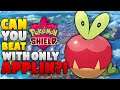 You definitely can't beat Pokemon Shield with an Applin