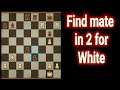 chess problem made in two for white #Shorts