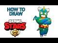 How To Draw New Brawler Skin El Dragón Verdoso - Brawl Stars Step by Step