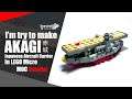 LEGO Akagi Japanese Aircraft Carrier Micro scale MOC Tutorial | Somchai Ud