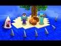 Minecraft NOOB vs PRO :  SECRET ISLAND SURVIVAL WITH TREASURES - Minecraft Animation