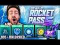 Opening 100+ "NEW" Rocket Pass 5 Tiers