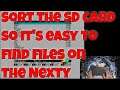 Spectrum Next Part 7 - Sort the SD card so it's easy to find files on the Nexty. Alphanumeric