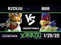 S@X 339 SSBM - R2DLiu (Fox) Vs. BBB [L] (Falco) Smash Melee Grand Finals