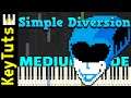 A Simple Diversion [Deltarune: Chapter 2] by Toby Fox - Medium Mode [Piano Tutorial] (Synthesia)
