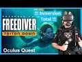 Freediver Triton Down VR Oculus Quest un Juego experiencia Brutal !!! Español vive el submarinismo.
