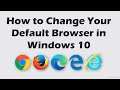 How to change Default Browser in Windows 10