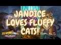JANDICE LOVES FLUFFY CATS! HEARTHSTONE BATTLEGROUNDS.
