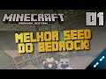 MELHOR COMEÇO POSSÍVEL | Minecraft Bedrock: Episódio 01