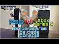 PS5 vs XBOX SERIES X | temperatura de cada consola | Son SIMILARES