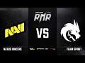 [RU] NAVI vs Team Spirit | Карта 2: Overpass | StarLadder CIS RMR Main Event Playoffs