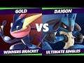 Smash Ultimate Tournament - Gold (Greninja) Vs WD | Daigon (Mewtwo, Lucario) S@X 316 Winners Round 3