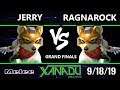 S@X 320 SSBM - Jerry (Fox) Vs. ragnarock [L] (Fox) Smash Melee Grand Finals