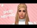 The Sims 4 Speed Meshing #17 | Macie Hair