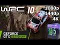 WRC 10 - GTX 1660 Super + i5 8500 - 1080p/1440p/4K - Gameplay Benchmark