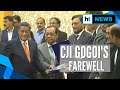 CJI Ranjan Gogoi given farewell at SC premise, to retire on Nov 17