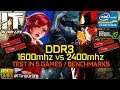 DDR3 1600mhz vs DDR3 2400mhz | GTX 1070 Ti + i7 6400T ES | Test in 5 Games [1080p]