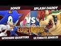 Edgeguard Winners Quarters - Sonix (Sonic) Vs. Splash Daddy (Wolf, Bowser) SSBU Ultimate Tournament