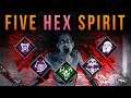 FIVE HEX SPIRIT! cRaZy bUiLdS - Dead by Daylight with HybridPanda