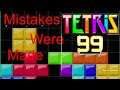 Misplacing Pieces in Tetris 99