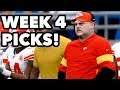 NFL Week 4 Picks & Predictions ALL GAMES!
