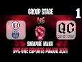 PSG.LGD vs Quincy Game 1 | Bo2 | Group Stage ONE Esports Singapore Major DPC 2021