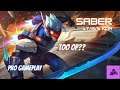 Saberphobia OP?? | Saber Pro Gameplay | Mobile Legends Bang Bang | 17/3/5 KDA