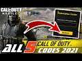 5 NEW Call of Duty Mobile CODES | CODM Redeem CD Keys 2021