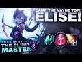CAMP THE VAYNE TOP! ELISE! - Climb to Master S11 | League of Legends