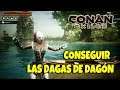 Conan Exiles - Como conseguir las Dagas de Dagón. ( Gameplay Español ) ( Xbox One X )