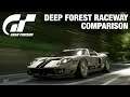 Deep Forest Raceway Comparison - GT7 vs GT4