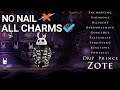 Hollow Knight Grey Prince Zote but with All charms and No Nail