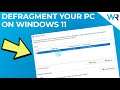 How to defragment drives in Windows 11