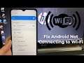 How to Fix Android Phone not connecting to WiFi