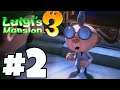Luigi's Mansion 3 Gameplay Walkthrough Part 2 - PROFESSOR EGAD!