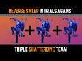 Reverse Sweep Against Triple Shatterdive Team in Trials