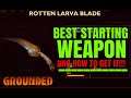 ROTTEN LARVA BLADE - BEST STARTING WEAPON - GROUNDED