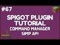Spigot Plugin Development - 67 - Command Manager from SimpAPI | SimpleBanking Plugin