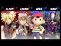 Super Smash Bros Ultimate Amiibo Fights – Request #20119 Cloud & Corrin vs Ness & Wolf