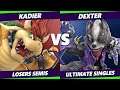 S@X 436 Losers Semis - Kadier (Bowser) Vs. Dexter (Wolf) Smash Ultimate - SSBU
