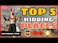 Top 5 Hidding Places in Kalahari Free Fire || Part-2 Free Fire -4G Gamers